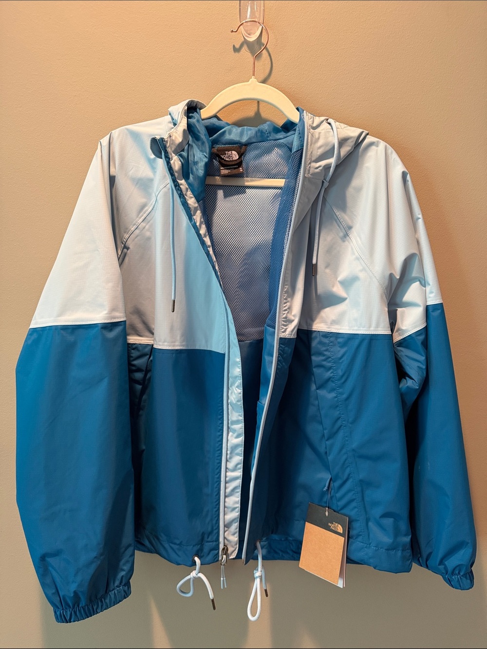 The North Face Antora Rain Hoodie in Banff & Teal Blue